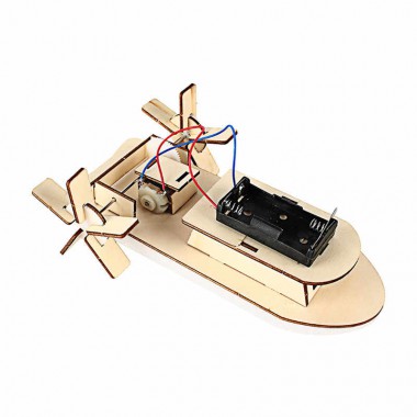 Boat Ship w/ Paddle Wheel - Hobby Kit (un-assembled)