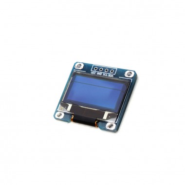 0.96 inch OLED Screen Monochrome-White (128x64px) w/ 4-Pin I2C Serial Interface