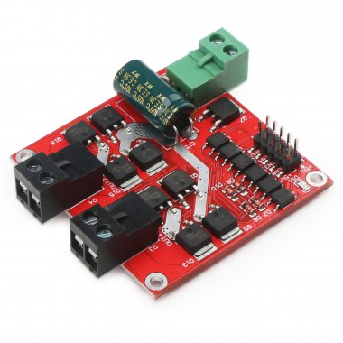 Dual-Channel (N-Channel Mosfet) Motor Driver Module, up-to 7 Amp / 160W