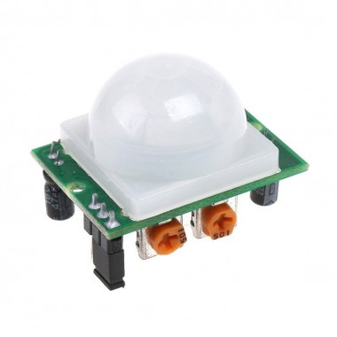 PIR Motion Sensor Module HC-SR501 w/ Adjustable Delay Time & Output Signal