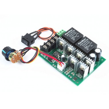 DC Motor Speed Controller up to 40A or 2000W [PWM] DC 10V ~ 50V w/ Reversible Switch