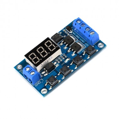 Adjustable Timer (MOSFET) up-to 15A DC w/ Trigger & Delay