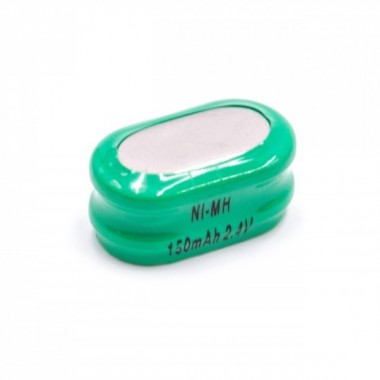 2.4V 150mAH NIMH Rechargeable Button Battery