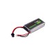 Lithium Polymer 7.4V 1100mAh 25C 2-Cell LiPo Rechargeable Battery w/ SM Connector