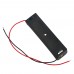 Battery Holder 18650 3.7V (1x1) Case w/ Wire Lead