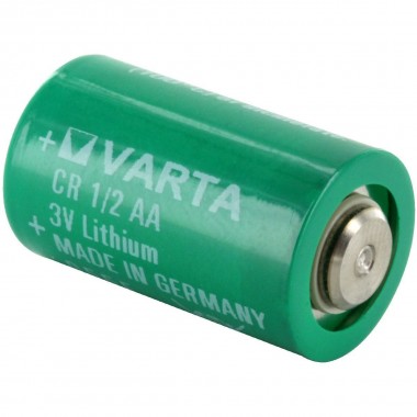 CR 1/2 AA Series Lithium 3V 950 mAh Cylindrical Battery