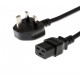 UK Power Cord to C19, 1.8-Meter