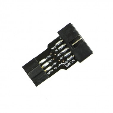 10 Pin to 6 Pin Adapter Board M/F for AVRISP USBASP STK500