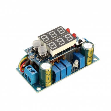 Intelligent Charge MPPT 5A Step Down Adjustable Voltage & Current Module Buck Converter w/ Voltmeter Ammeter