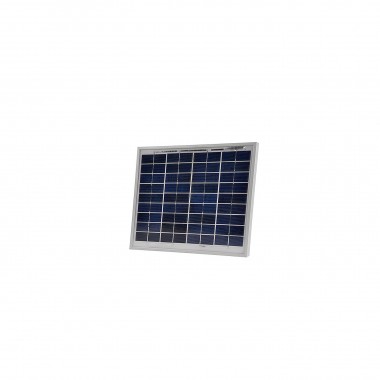 Solar Panel 18V 10W - Monocrystalline Cell w/ Aluminium Frame