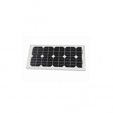 Solar Panel 18V 20W - Monocrystalline Cell w/ Aluminium Frame