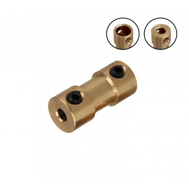 Brass Coupling for Shaft Connector (Difference Diameters)