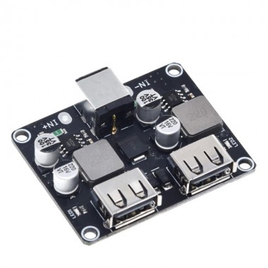 2-way USB DC-DC Step Down Fast Charging Module