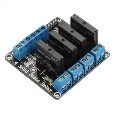 Solid State Relay Board Module 4-Channel (SSR) 5VDC, Active-Low
