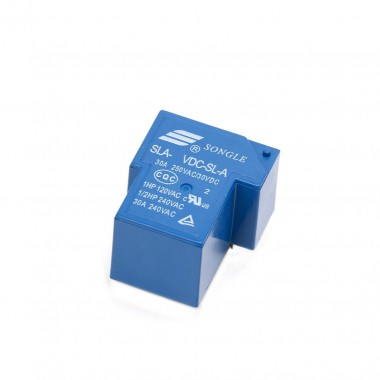 SLA Relay - 30A (½HP / 1HP) , SPDT 5-Pin (Size: 26.8 x 31mm)