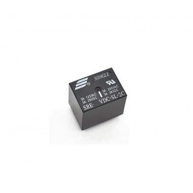 SRE SL-2C Relay - 5A, DPDT 8-Pin (Size: 22.5 x 16.8mm)