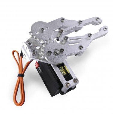 Aluminium Robot Clamp Gripper Kit (Medium) w/ Servo Motor & Hub 25T