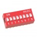 DIP switch [1 ~ 8way] 2.54mm