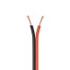 Red & Black, Strip & Copper Wire Cable 18AWG 2C, UL2468 (1 Meter)