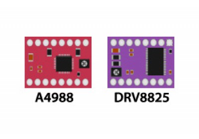 Key differences between the DRV8825 and A4988